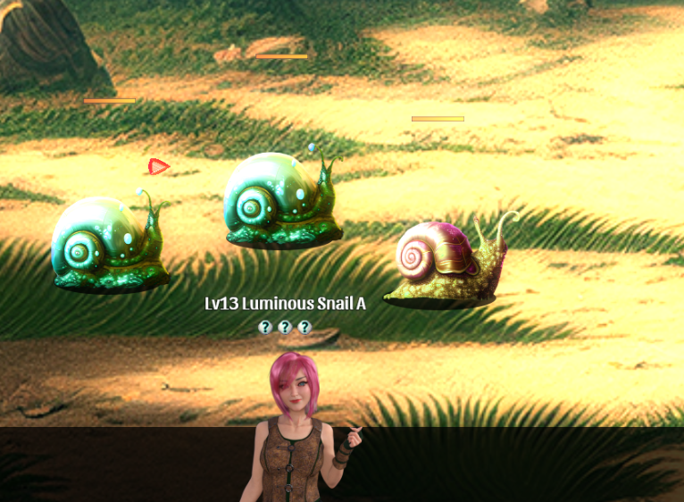 Slime enemies in Southern Basin
